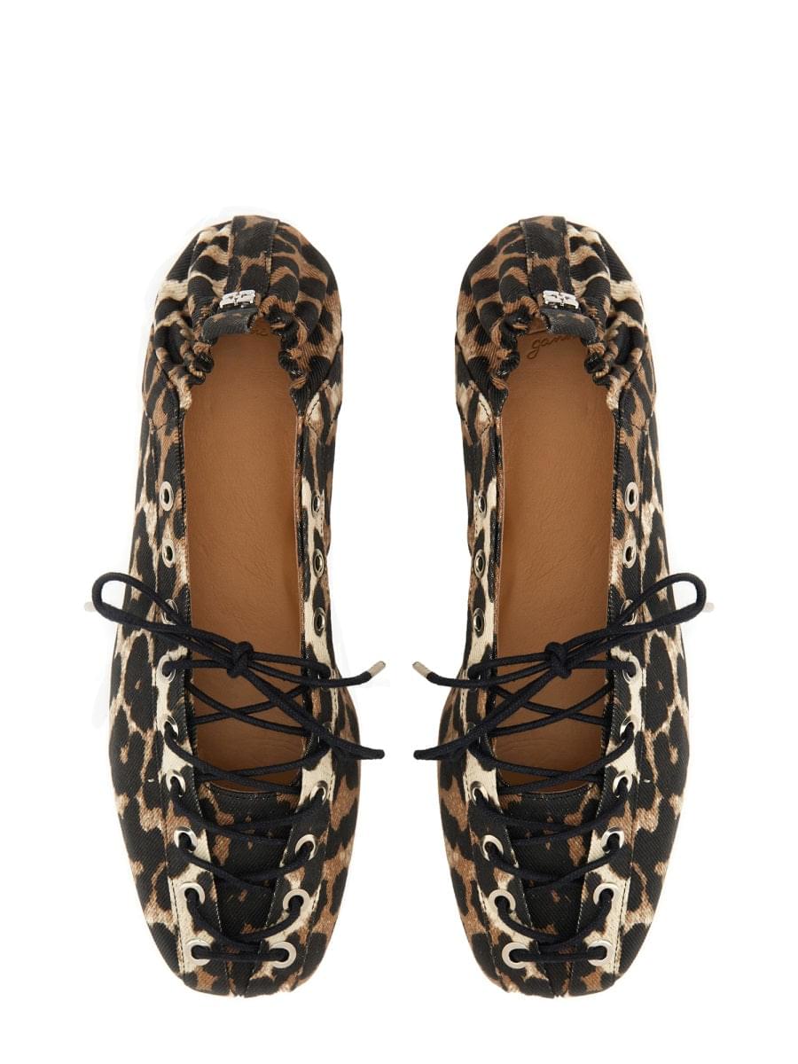 Ganni Women Ganni Women Ballerina Lace-Up