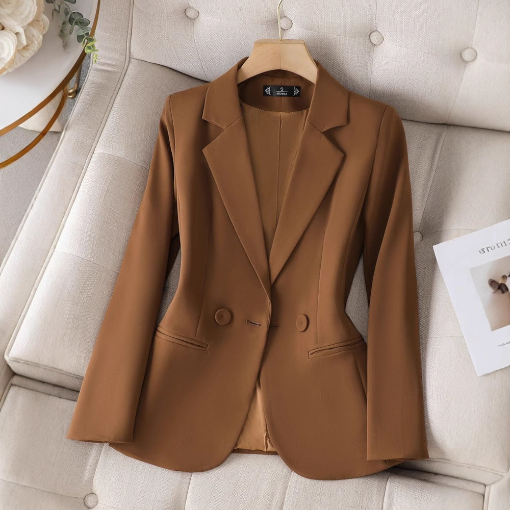 Small Slim Fit Waist Professional Casual Suit Top