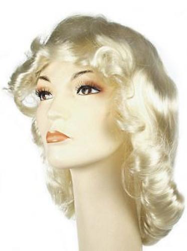 Bargain Farrah Blonde Wavy 70's Adult Costume Wig by Lacey