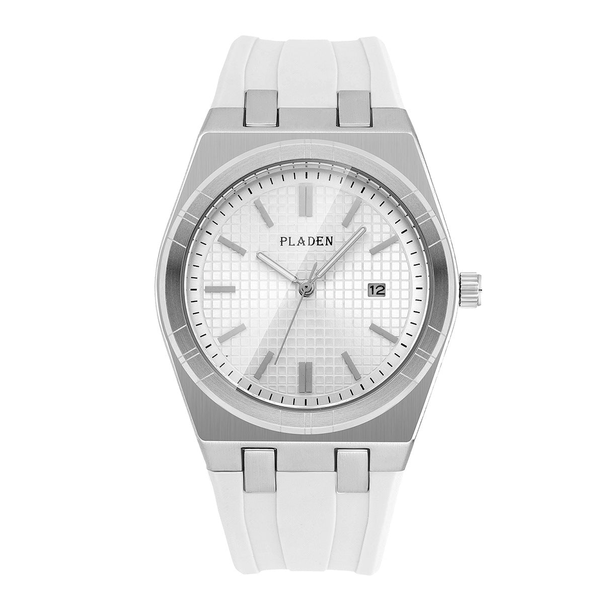 Simple Business Silicone-Strap Quartz Watch