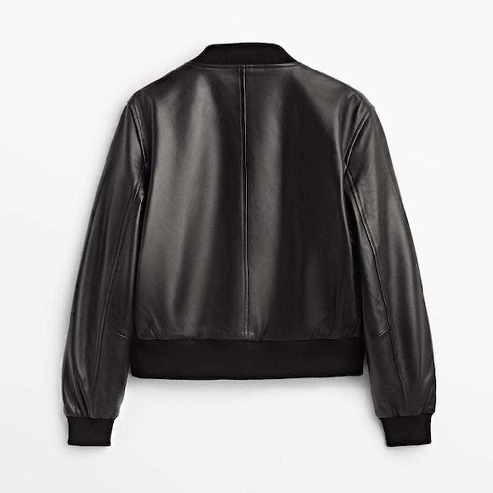 Women’s RAF Aviator Sheepskin Shearling Bomber Leather Jacket