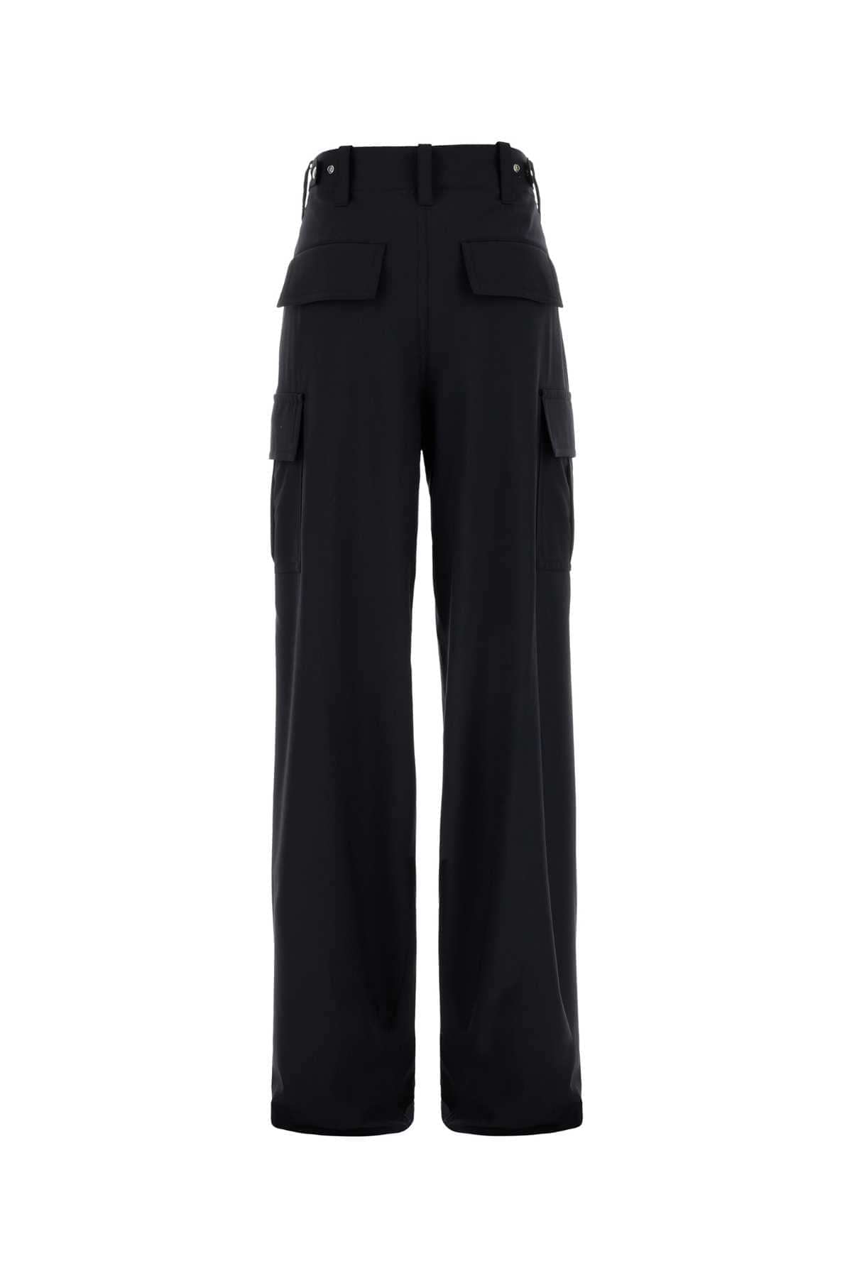 Bottega Veneta Women Bottega Veneta Women Midnight Blue Wool Cargo Pant
