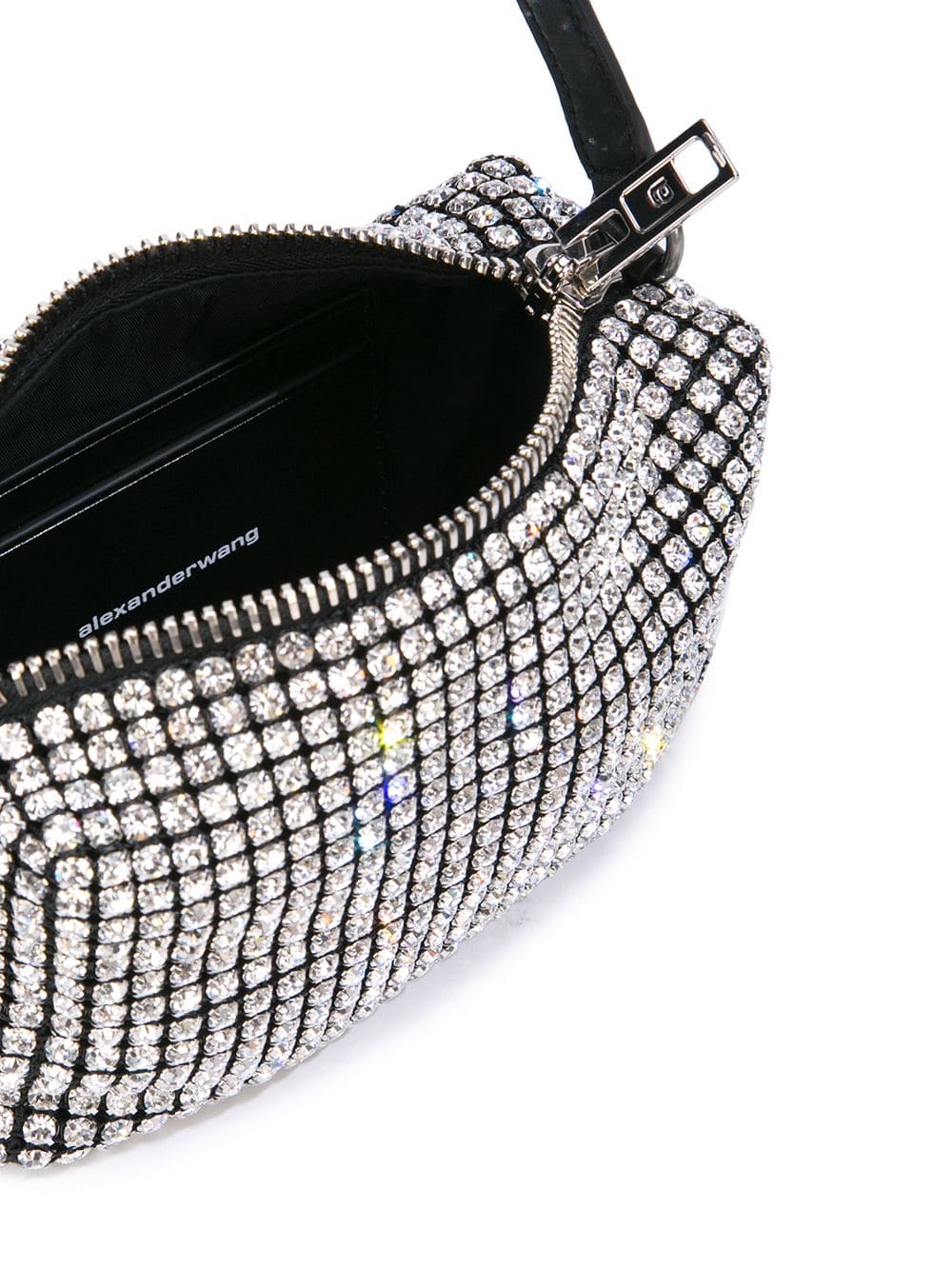 Alexander Wang Women Alexander Wang Women Heiress Medium Pouch In Crystal Mesh