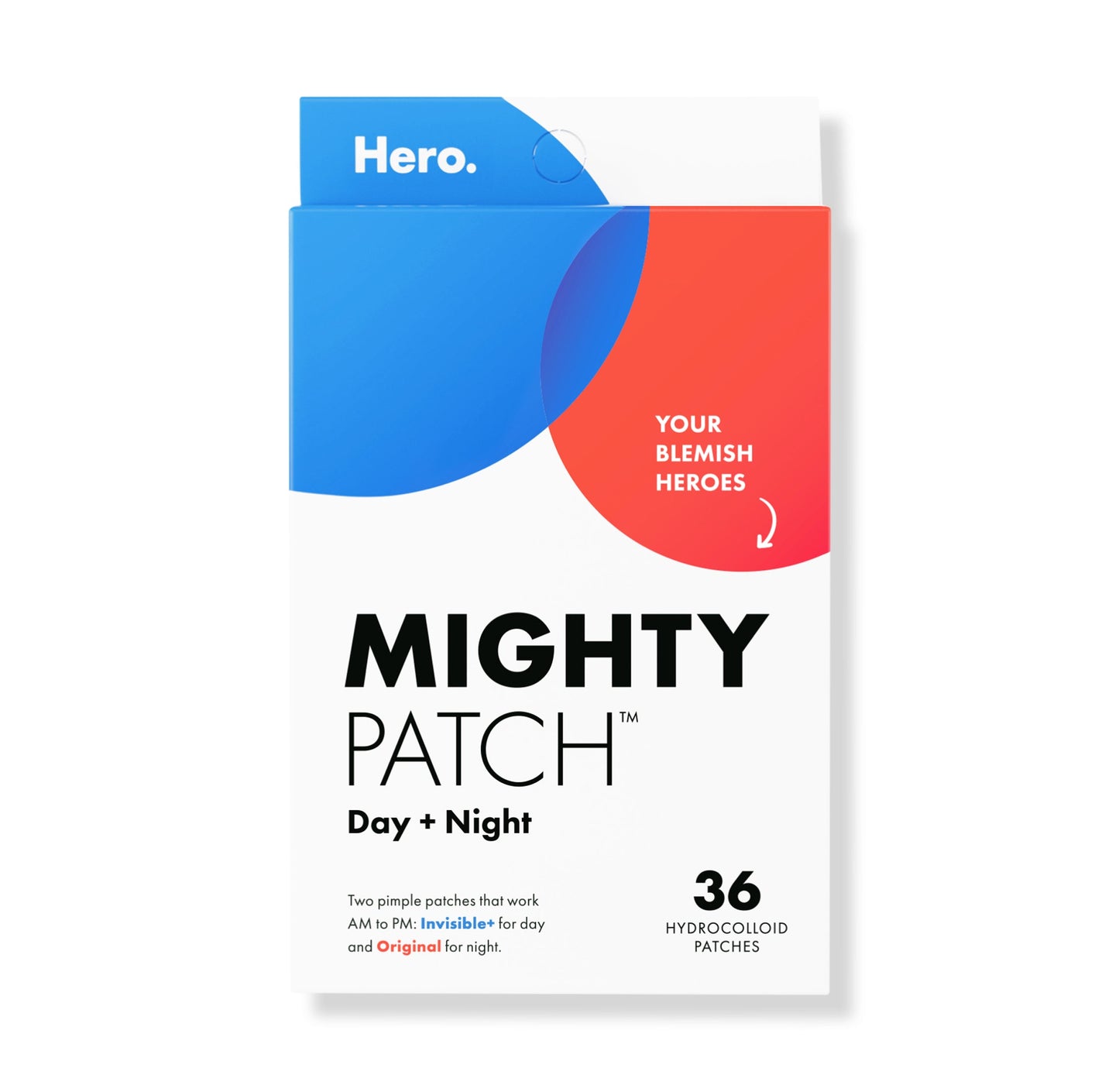 Hero Cosmetics Mighty Patch Day & Night 36ct - Imperfect Box