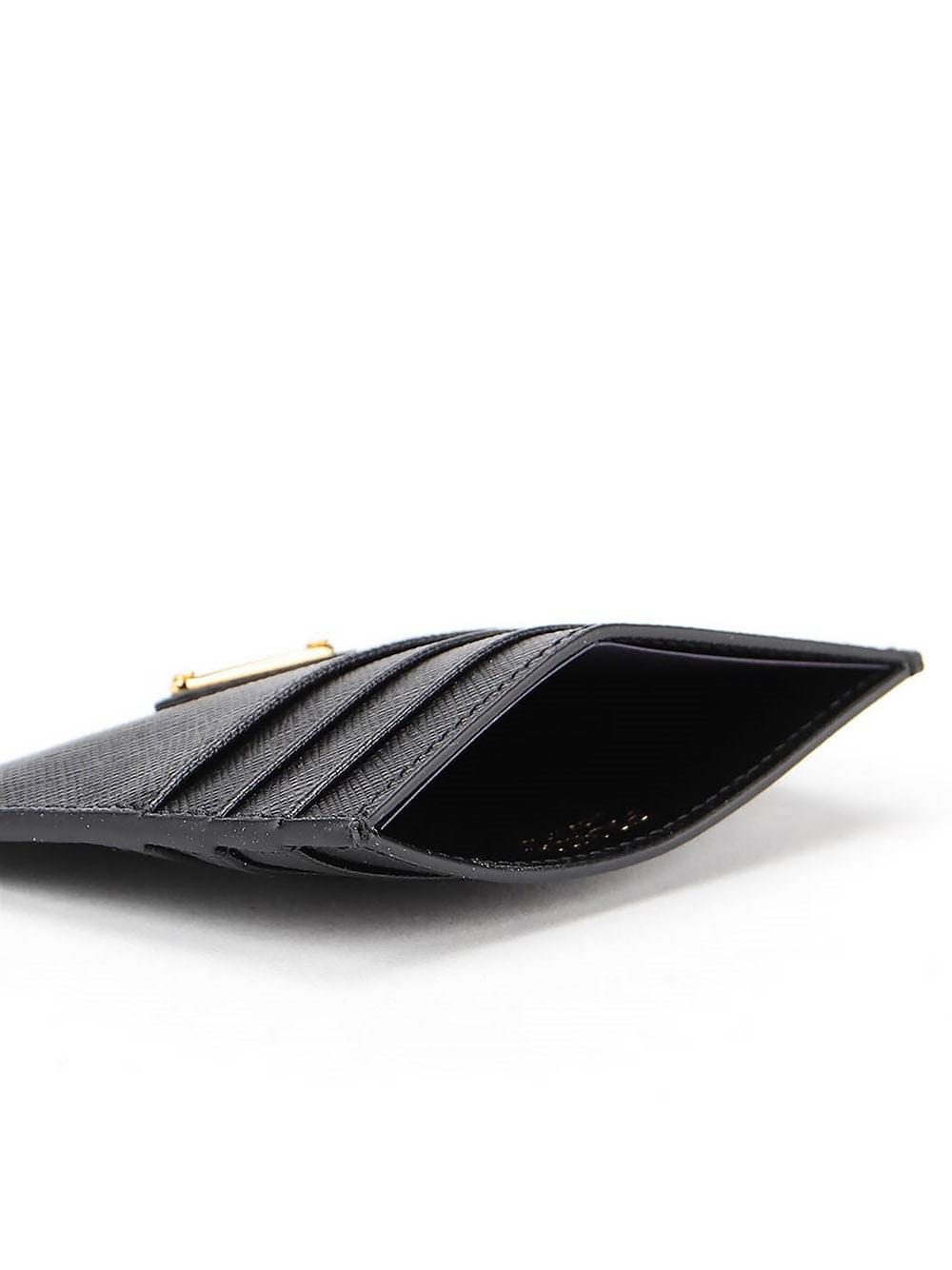 Prada Women Saffiano Leather Card Holder