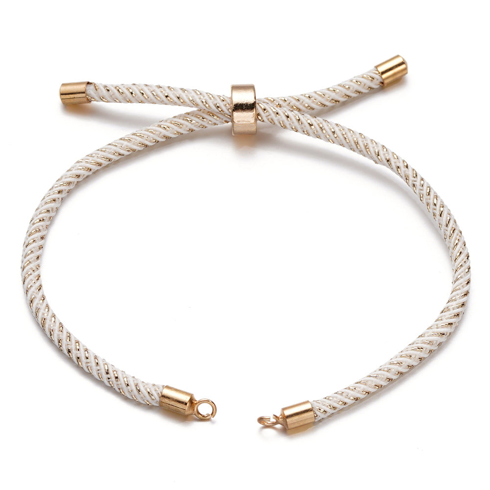 DIY Jewelry Accessories Christmas Semi-finished Adjustable Wrist Cord