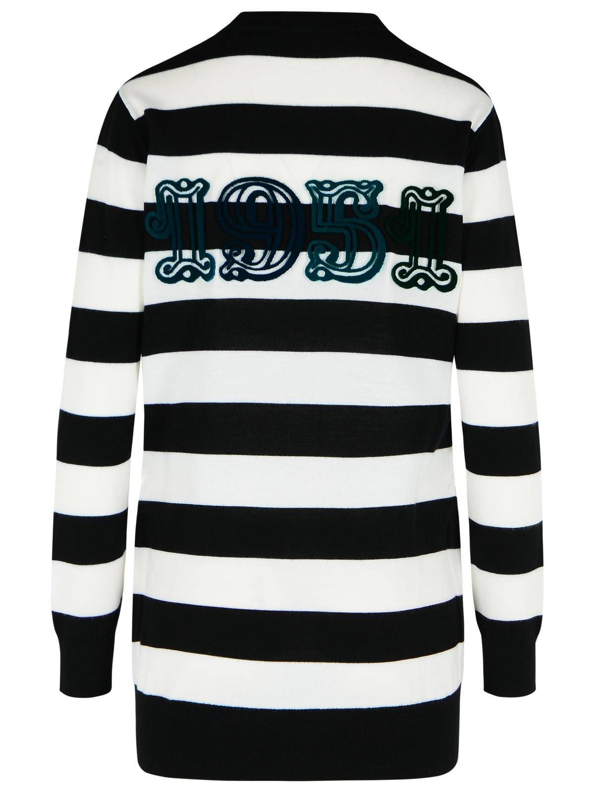 Max Mara 'Fiemme' Two-Tone Virgin Wool Cardigan Women