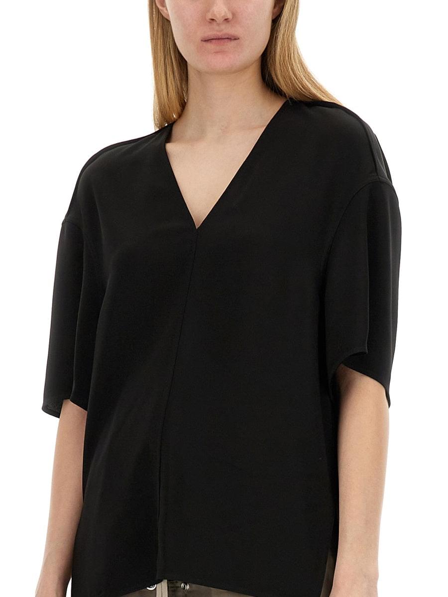 Rick Owens Women Rick Owens Women V-Neck T-Shirt