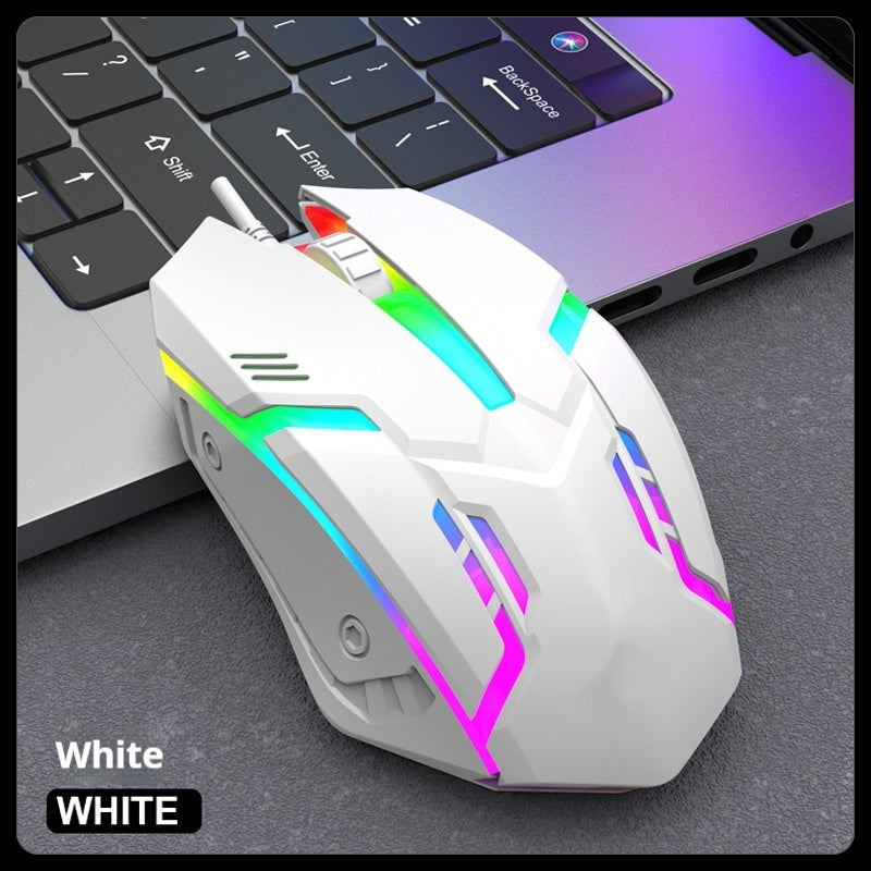 E-sports Weighted Wired Mouse USB Laptop Game Large Mouse