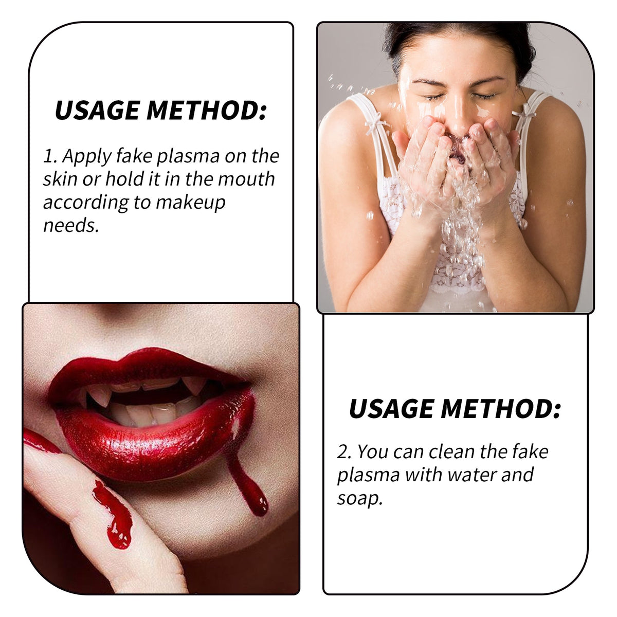 Halloween Plasma Props, Plasma Spray Fake Blood Vampire Zombie Blood Simulation Parody Makeup Props
