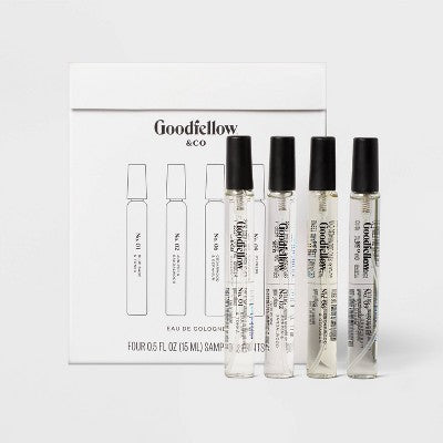 Goodfellow &Co Cologne Sampler Set 0.5 fl oz/4ct - Imperfect Box