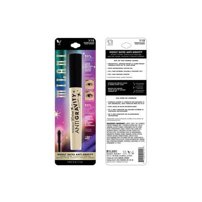 Milani Highly Rated Anti-Gravity Mascara Intense Black 0.39 fl oz - Imperfect Box