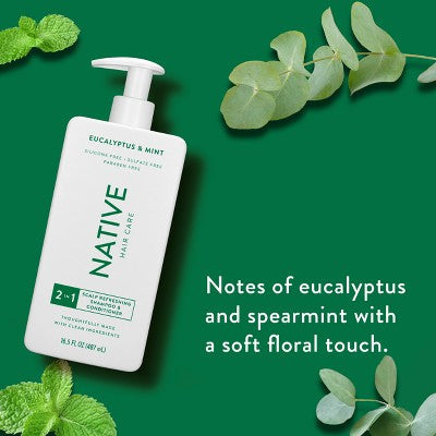 Native Eucalyptus & Mint Scalp Refreshing 2-in-1 16.5 fl oz - Imperfect Container