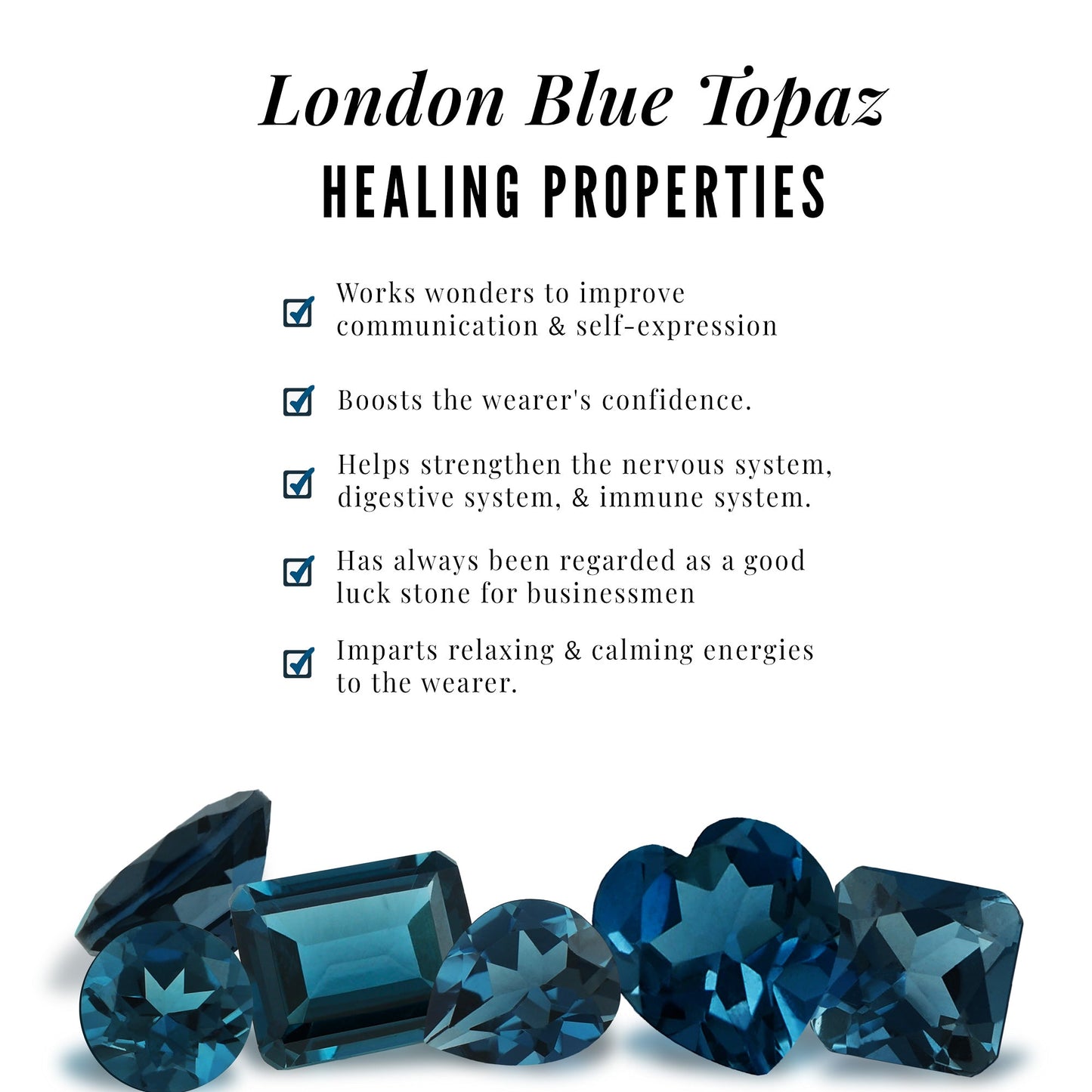 2.8 Carat Cushion Cut London Blue Topaz Solitaire Engagement Ring with Moissanite Side Stones
