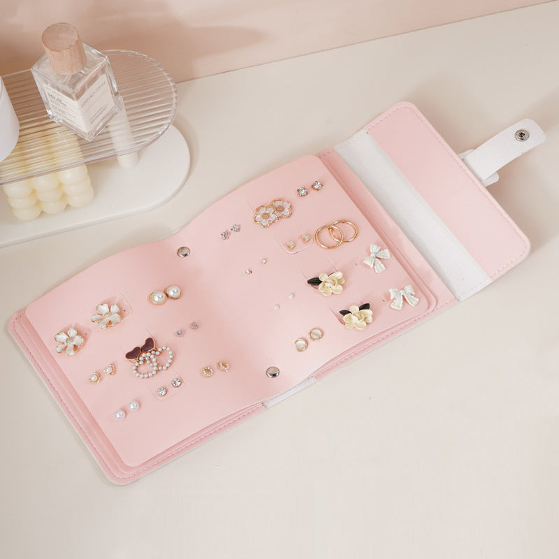 travel portable earring storage jewelry bag