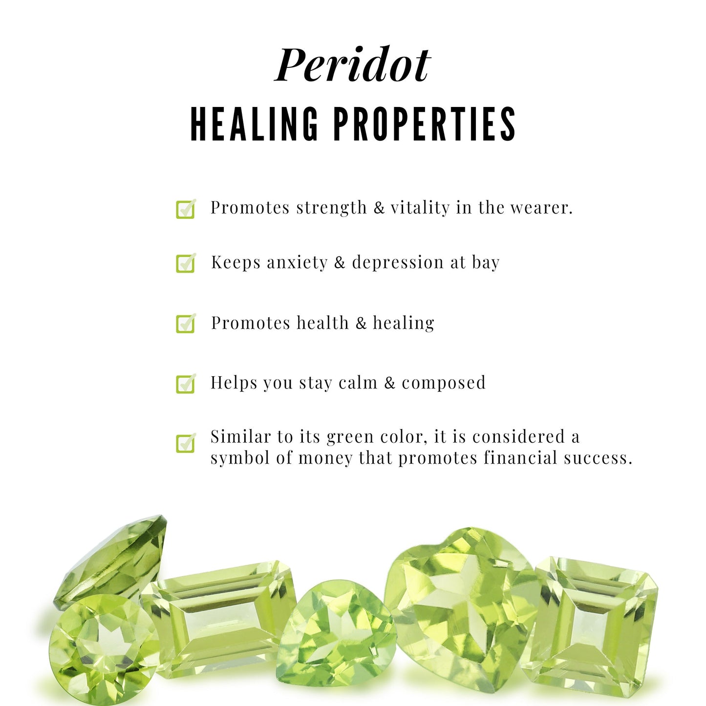 Real Peridot Flower Cluster Stud Earrings