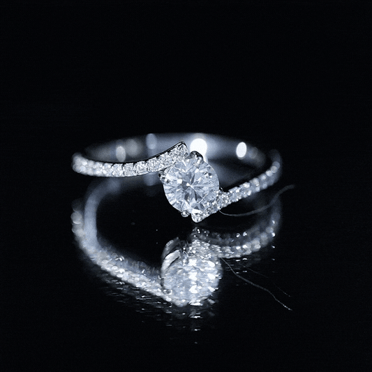 Lab Grown Diamond Solitaire Promise Engagement Ring