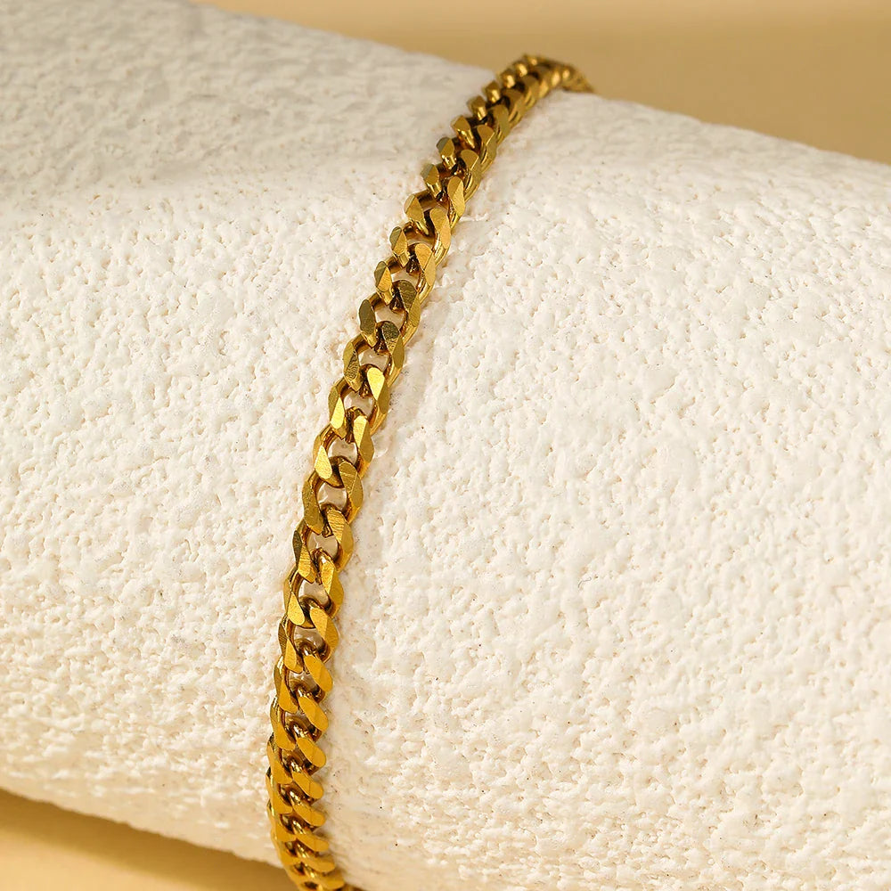 Stainless steel anklet Multiple chain thickness specifications Classic fashion anklet For Women Jewelry Creative Fashion Gifts