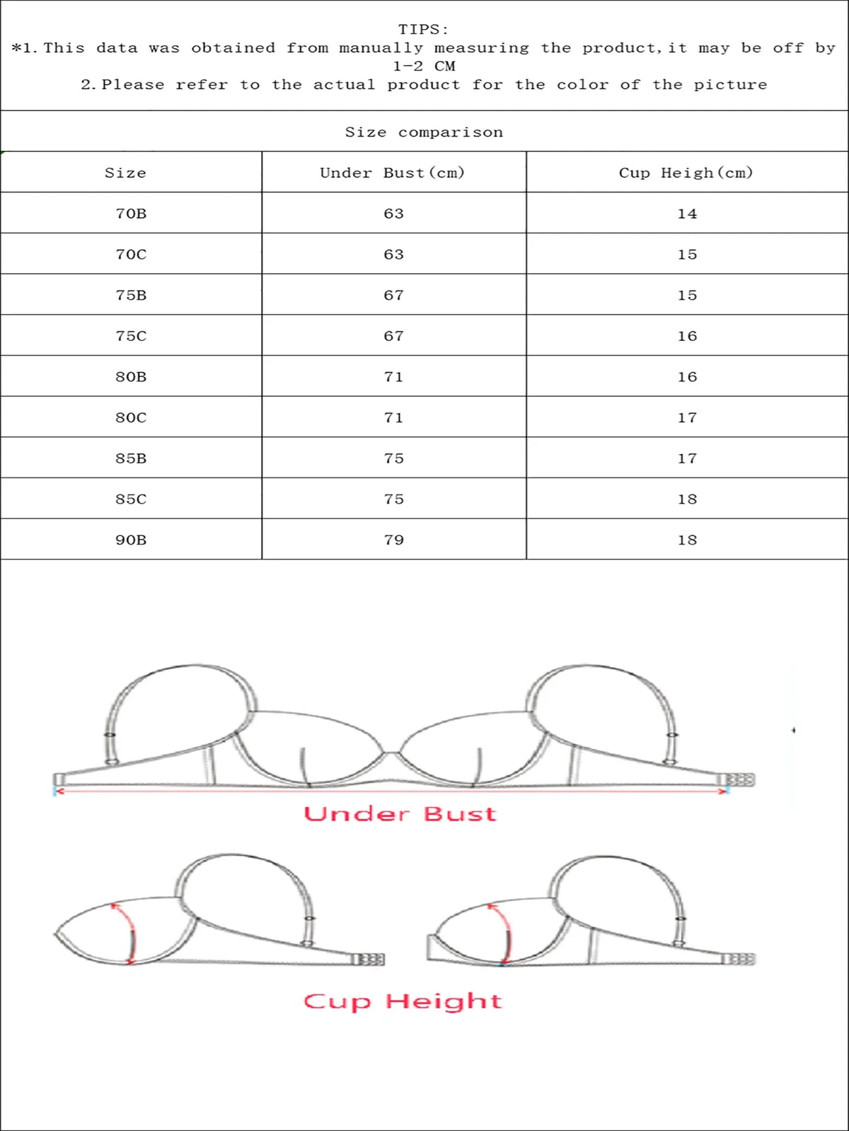 Women's 3/4 Cup pure cotton Shaping solid color Underwire Blue Breathable and Comfortable Bra push up brassere MR3589