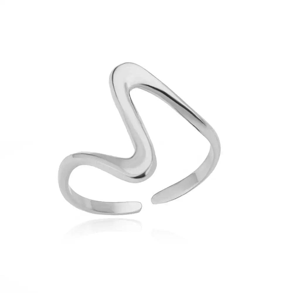 Stainless Steel Rings for Women Waterproof Open Gold Color Ring Wedding Couple Band Jewelry Gifts Free Shipping Items anillos