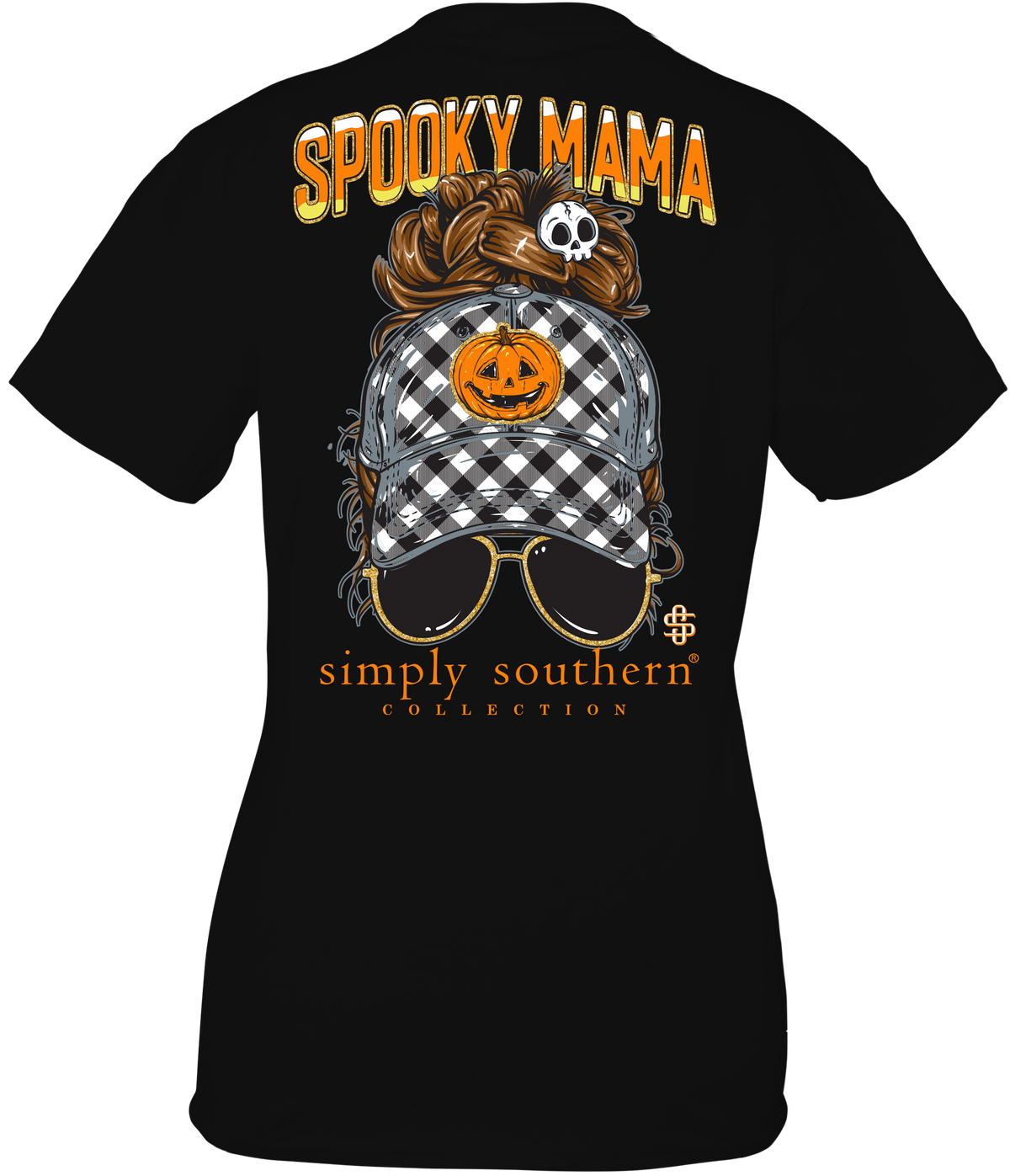 Spooky Mama - Halloween - Pumpkins - SS - S22 - Adult T-Shirt