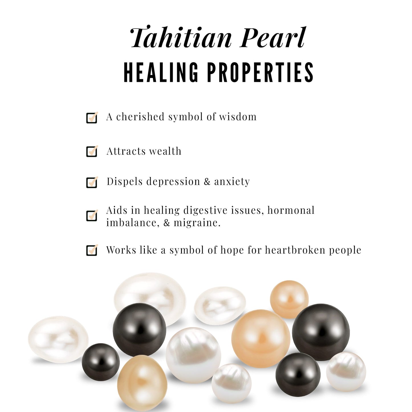 Real 8 Carat Tahitian Black Pearl Necklace with Diamond