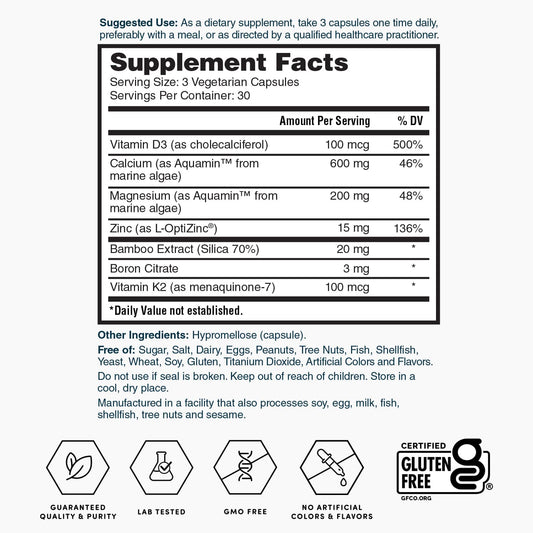 Nature's Lab Gold Vital Bones - 90 Capsules