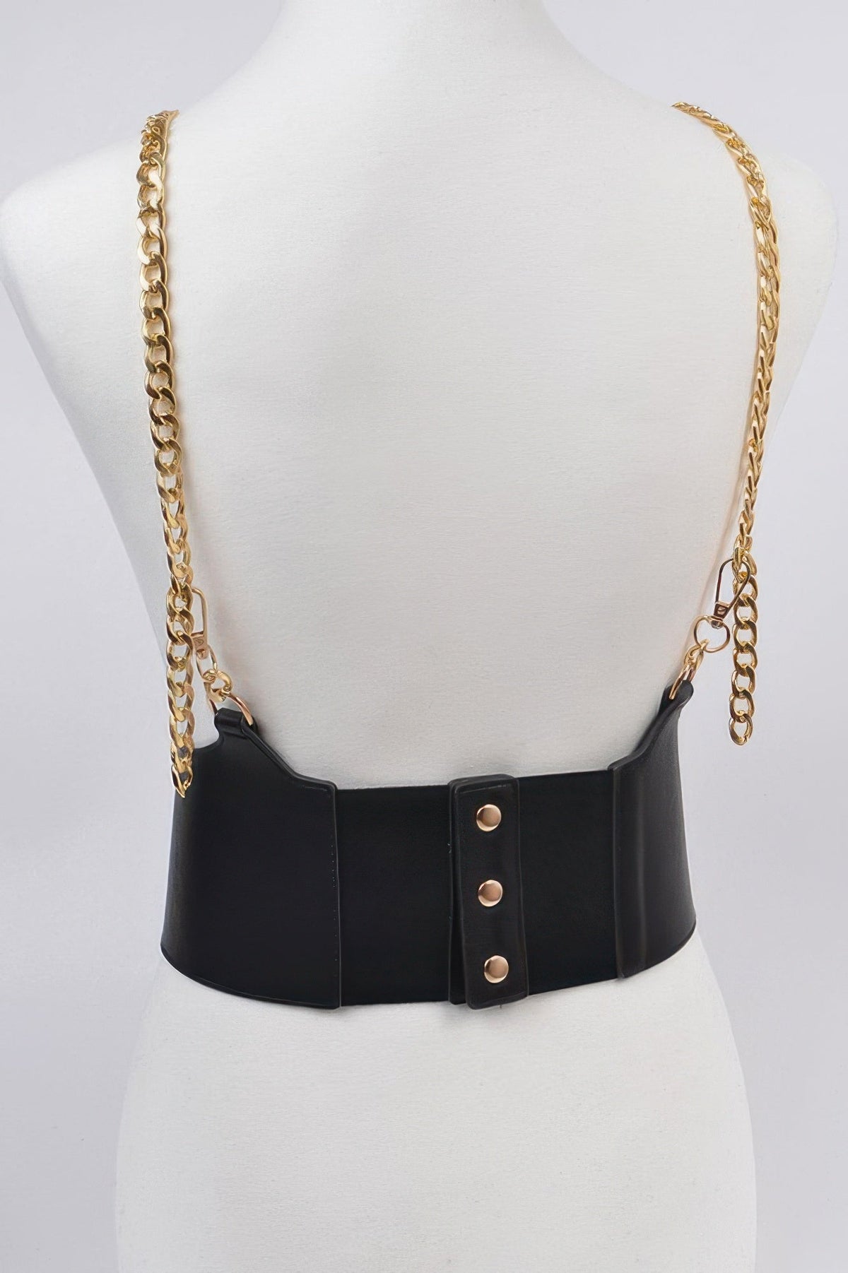 WOMEN'S BELT SOHO Wide Faux Leather Statement BYMANYC ® New York