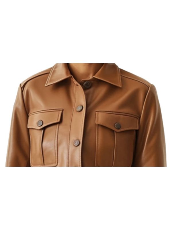 Willow Leather Brown Jacket - Women Leather Jacket Brown