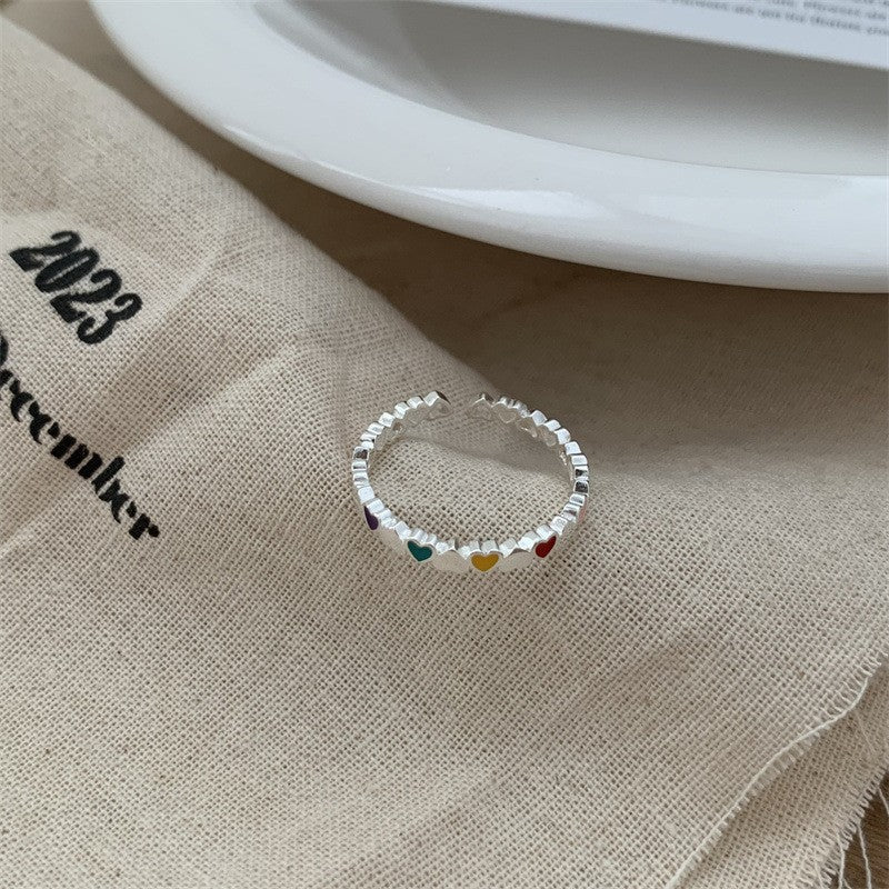 Minimalist Irregular 925 Silver Rings Set For Women, INS Fashion Simple Plain Band, Anti-Tarnish Daily Wear Jewelry