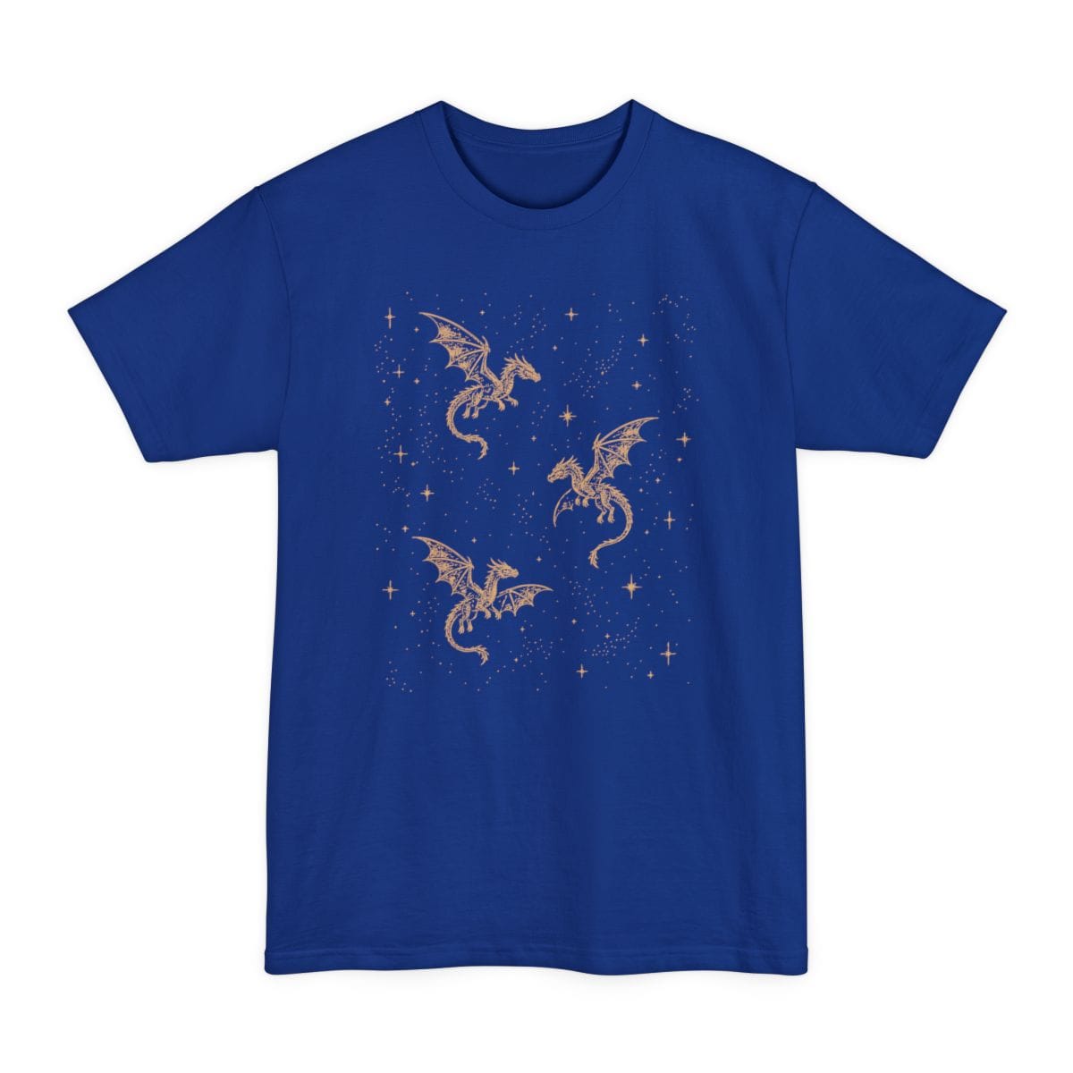 Celestial Dragons and Stars Tall T-Shirt