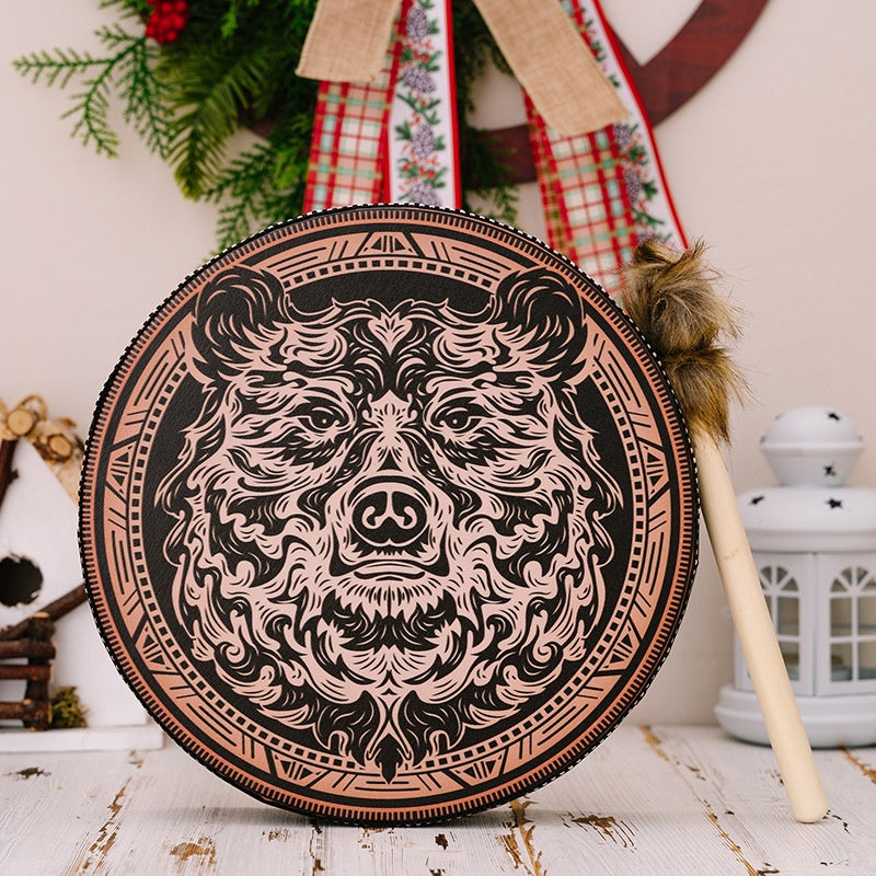 New Cross-border Tree Of Life Shaman Drum Siberian Drum Handmade Finish Crafts Shaman Gift