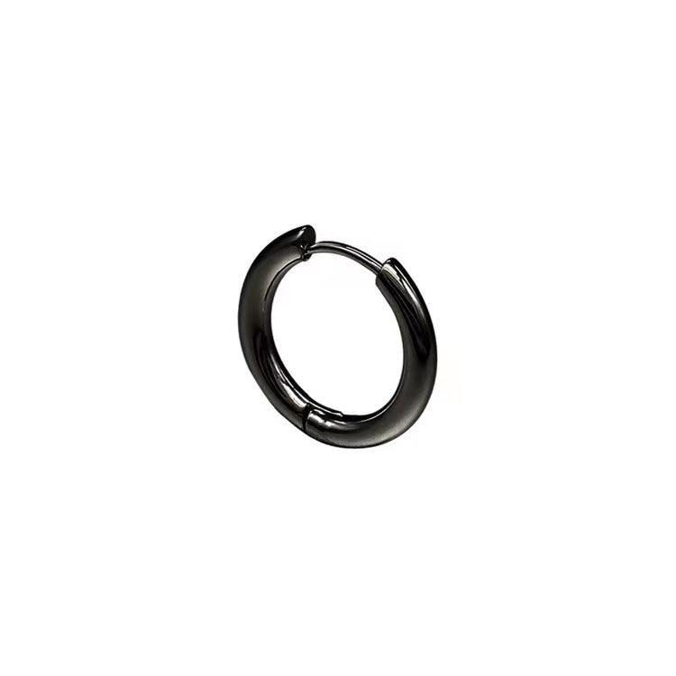 Elegant Round Stainless Steel Ear Clips For Women