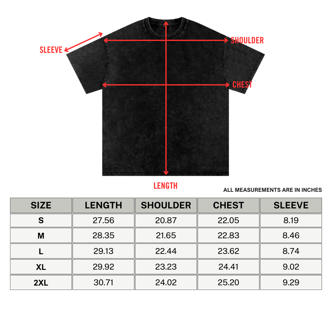 Exquisite Creature Metal Acid Wash Oversize T-Shirt