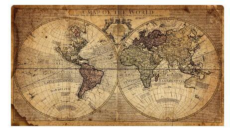 Canvas Earth Painting Living Room Poster Decoration