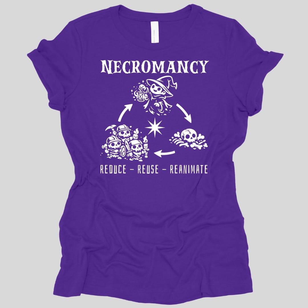 Necromancy Reduce Reuse Reanimate Women's T-shirt