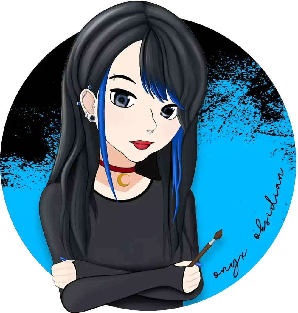 Black and White Kitty Cat Belly Ring by Onyx O