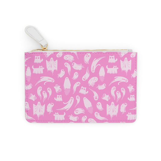 Pretty in Pink Ghost Mini Clutch Bag