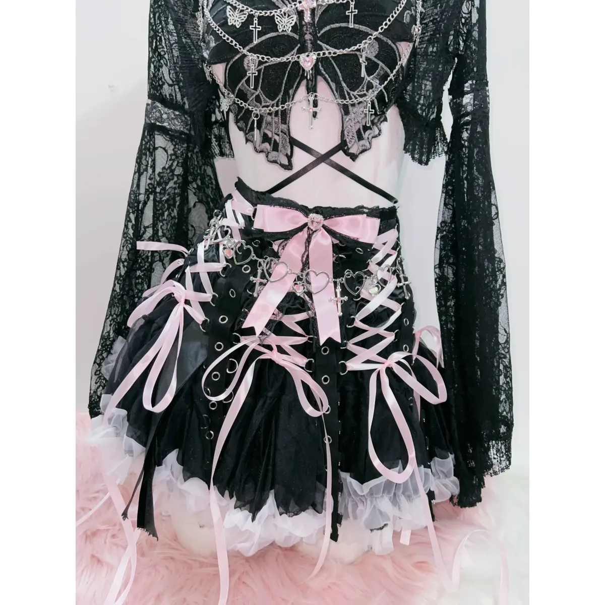 Punk Cross Tank: Alternative Fashion