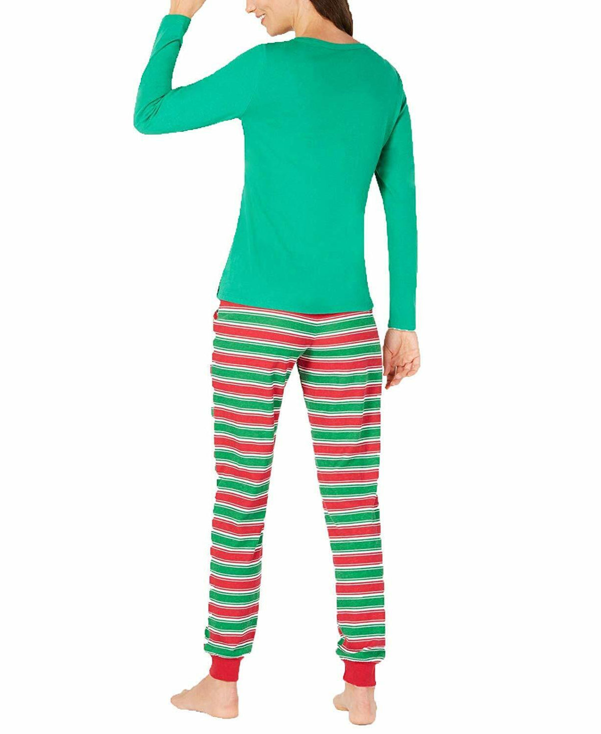 Matching Family Pajamas Womens Crushed It Stripe Pajama Set, Size XS
