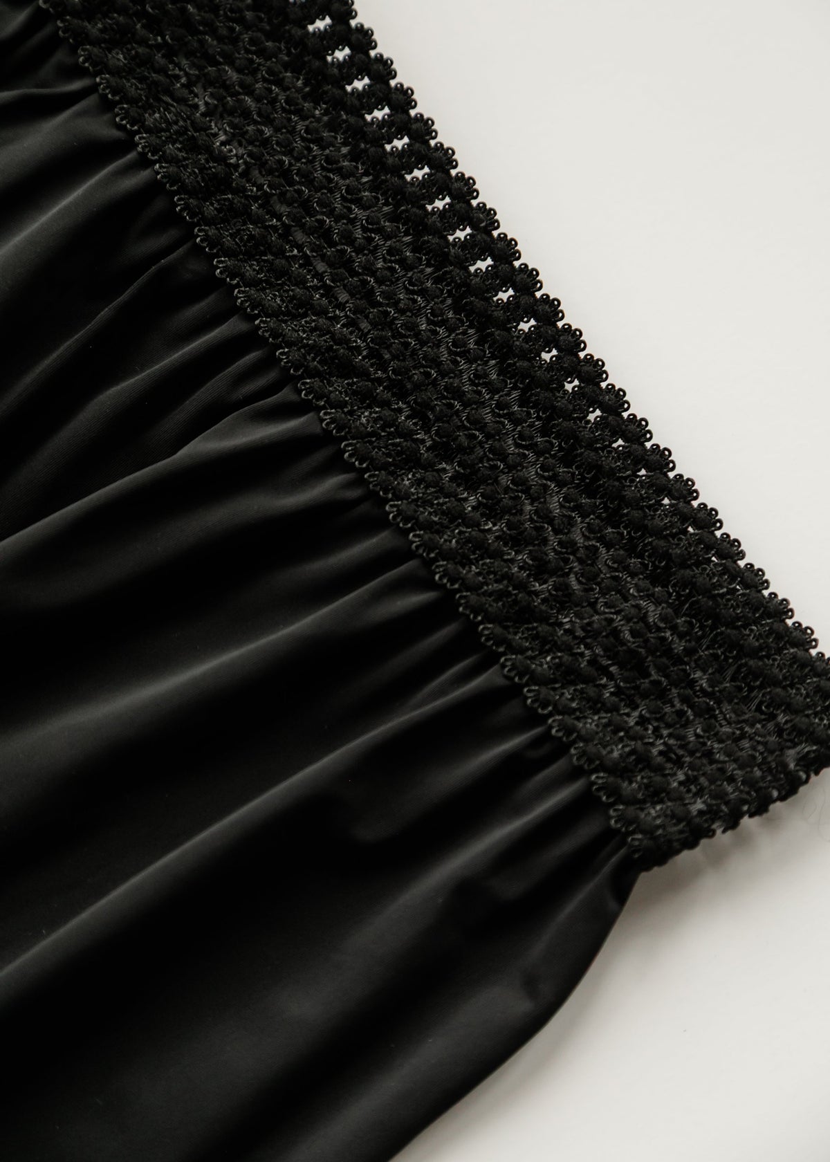 Women's Black Half Slip