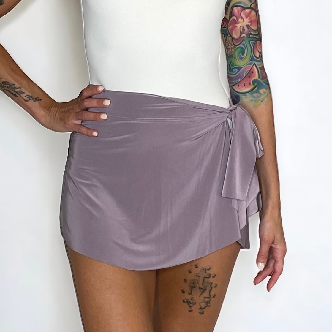 Light Purple Ballet Wrap Skirt - Lavender Mist Demi Skirt