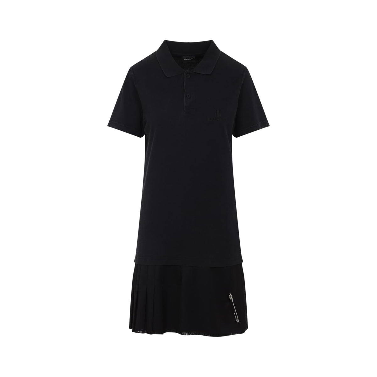 Balenciaga Layered Polo Mini Dress Women
