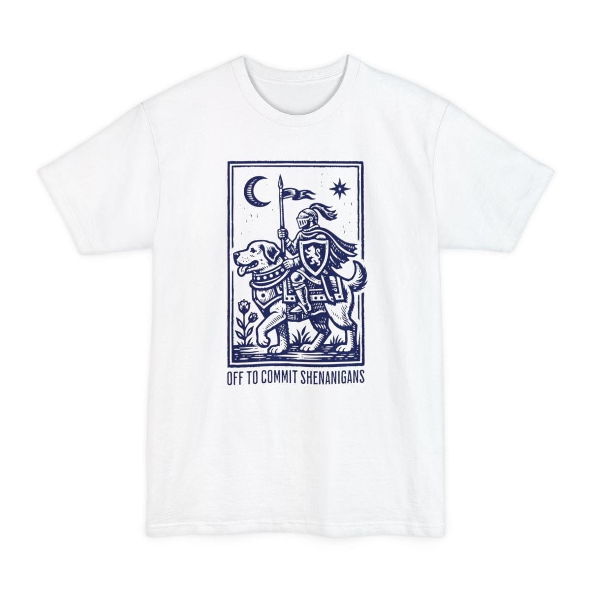Off To Commit Shenanigans Dog Tall T-Shirt
