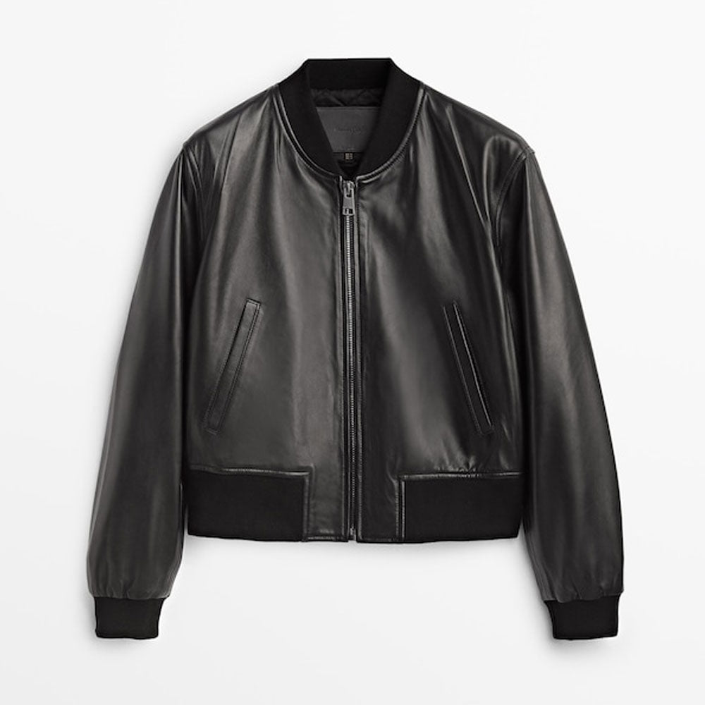 Women’s RAF Aviator Sheepskin Shearling Bomber Leather Jacket
