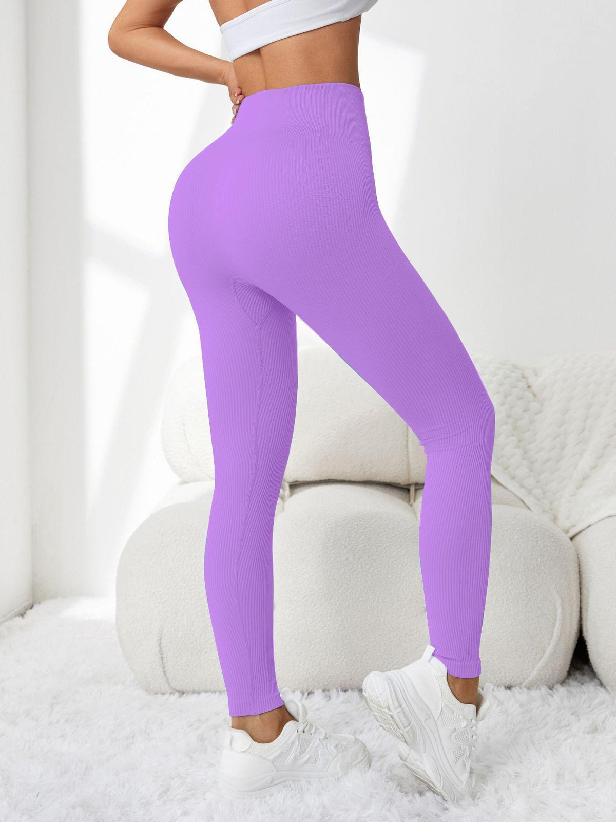 Womens High-Waisted Tight-Fitting Butt-Lifting Yoga Pants