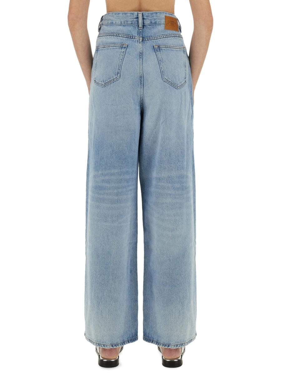 Ganni Women Jeans Baggy