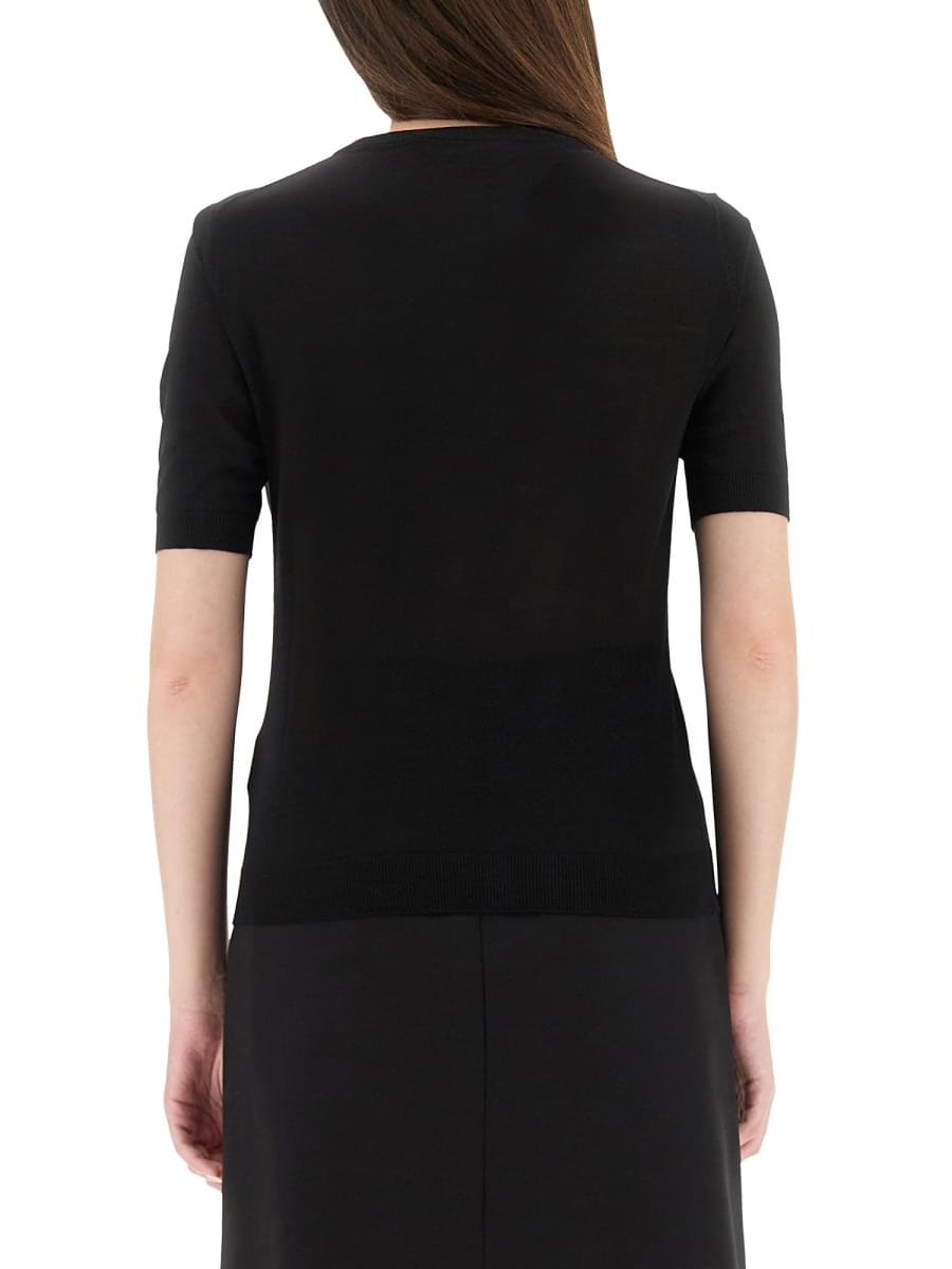 Versace Women Versace Women Logo Knit T-Shirt