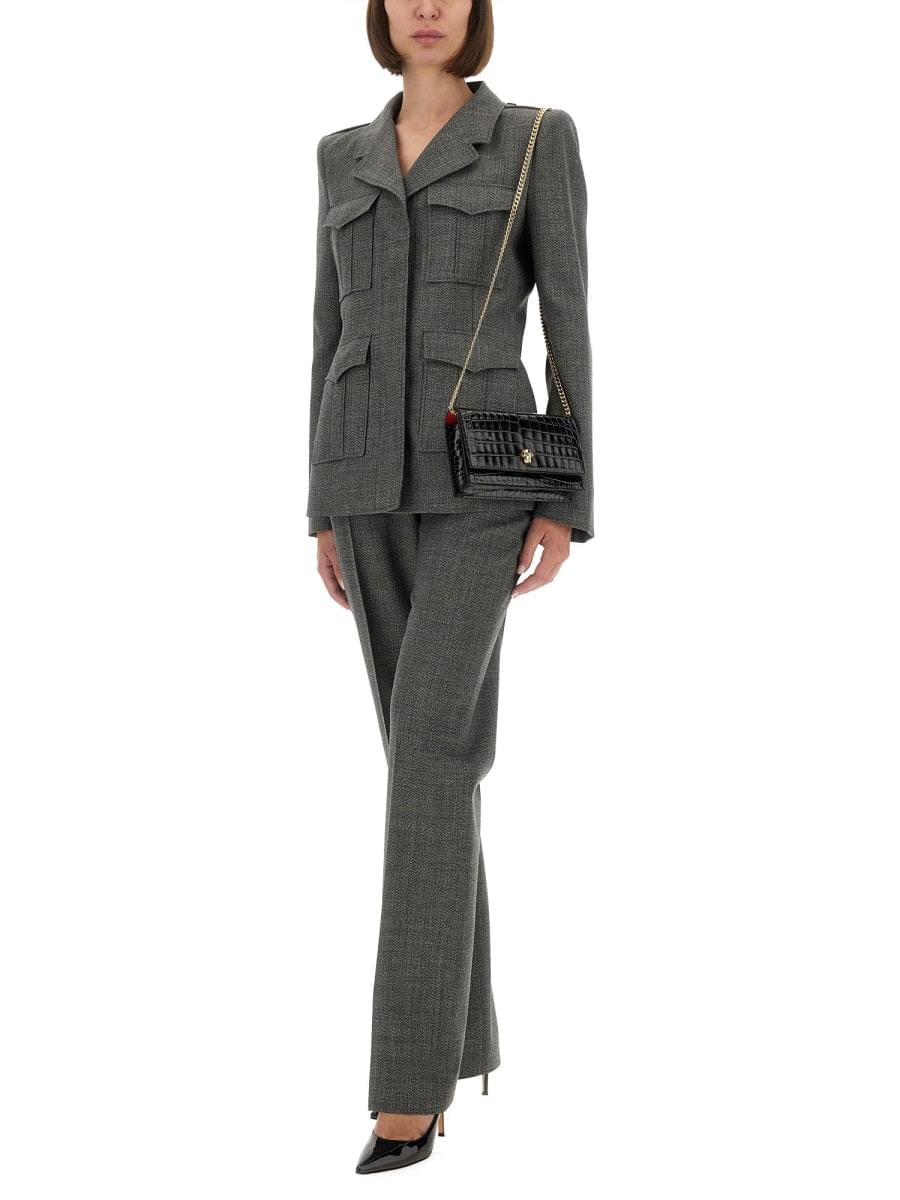 Alexander Mcqueen Women Alexander Mcqueen Women Wool Jacket