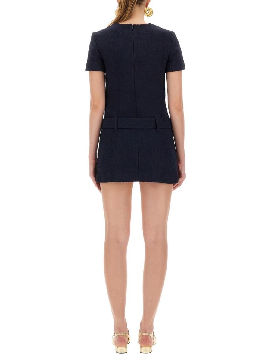 Self-Portrait Women Mini Boucle Dress